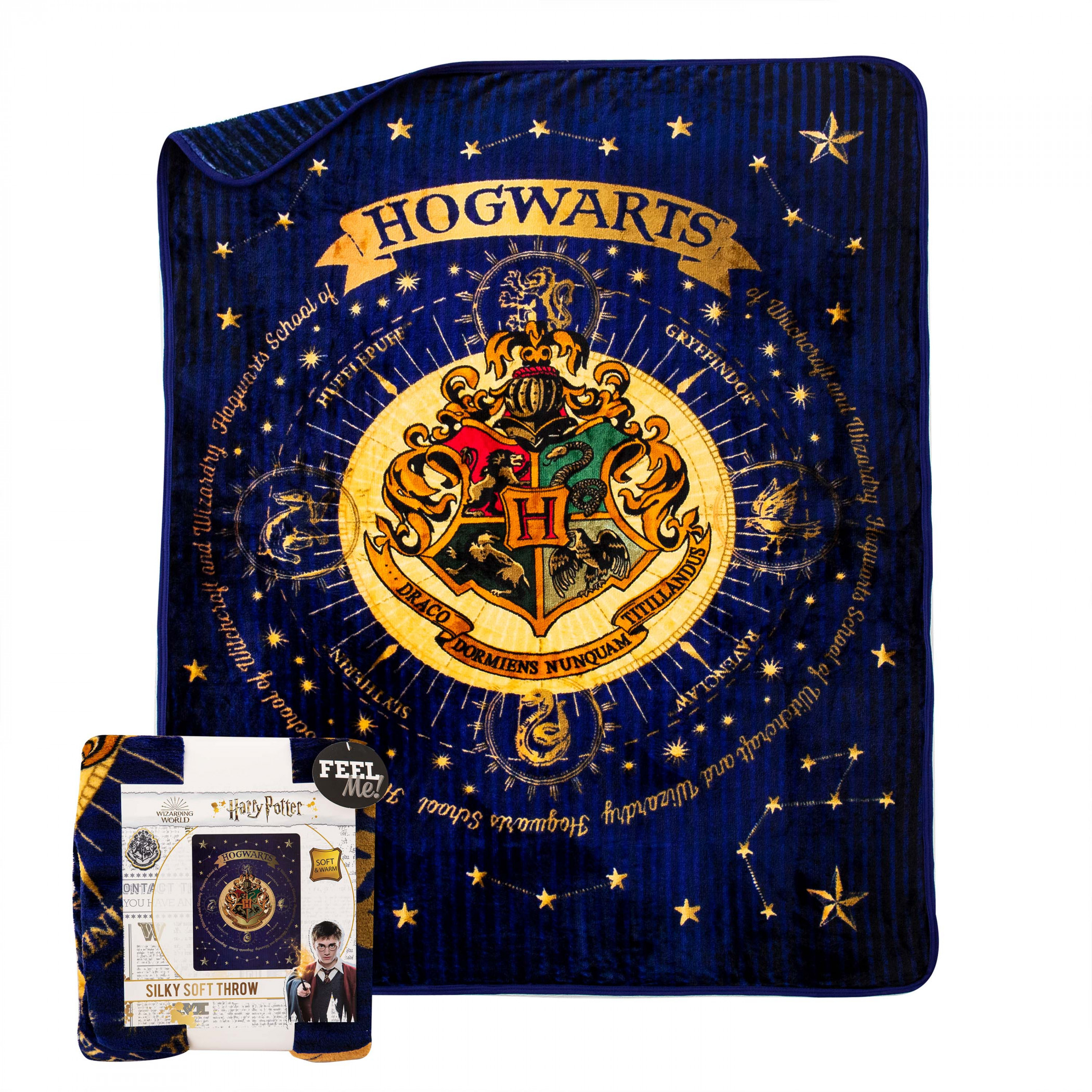 Harry Potter House of Hogwarts 46 X 60 Silk Touch Throw